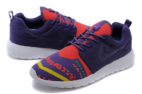 Nike Roshe Run Mens Floral Purple Orange Review